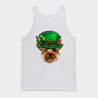 St Patricks Day Yorkie Tank Top